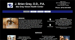 Desktop Screenshot of grayvisioncenter.com